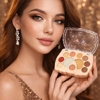 Eyeshadow Palette Shimmer & Glitter Shades �(Pack of 1)