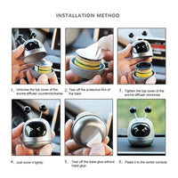 �Robot Car Air Freshener Assorted Color (Pack of 1)