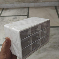 9 Drawers Multipurpose Rectangular Storage Container Box