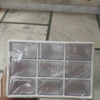 9 Drawers Multipurpose Rectangular Storage Container Box