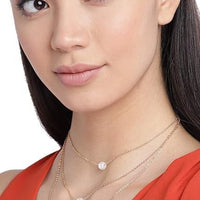 Gold Plated Pearl Layer Necklace