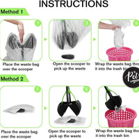 Folding Dog Poop Scooper (Assorted Color)
