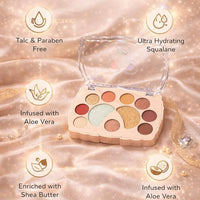 Eyeshadow Palette Shimmer & Glitter Shades �(Pack of 1)