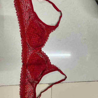 Girls Full Coverage Non-Padded Net Bra (Pack of 2)